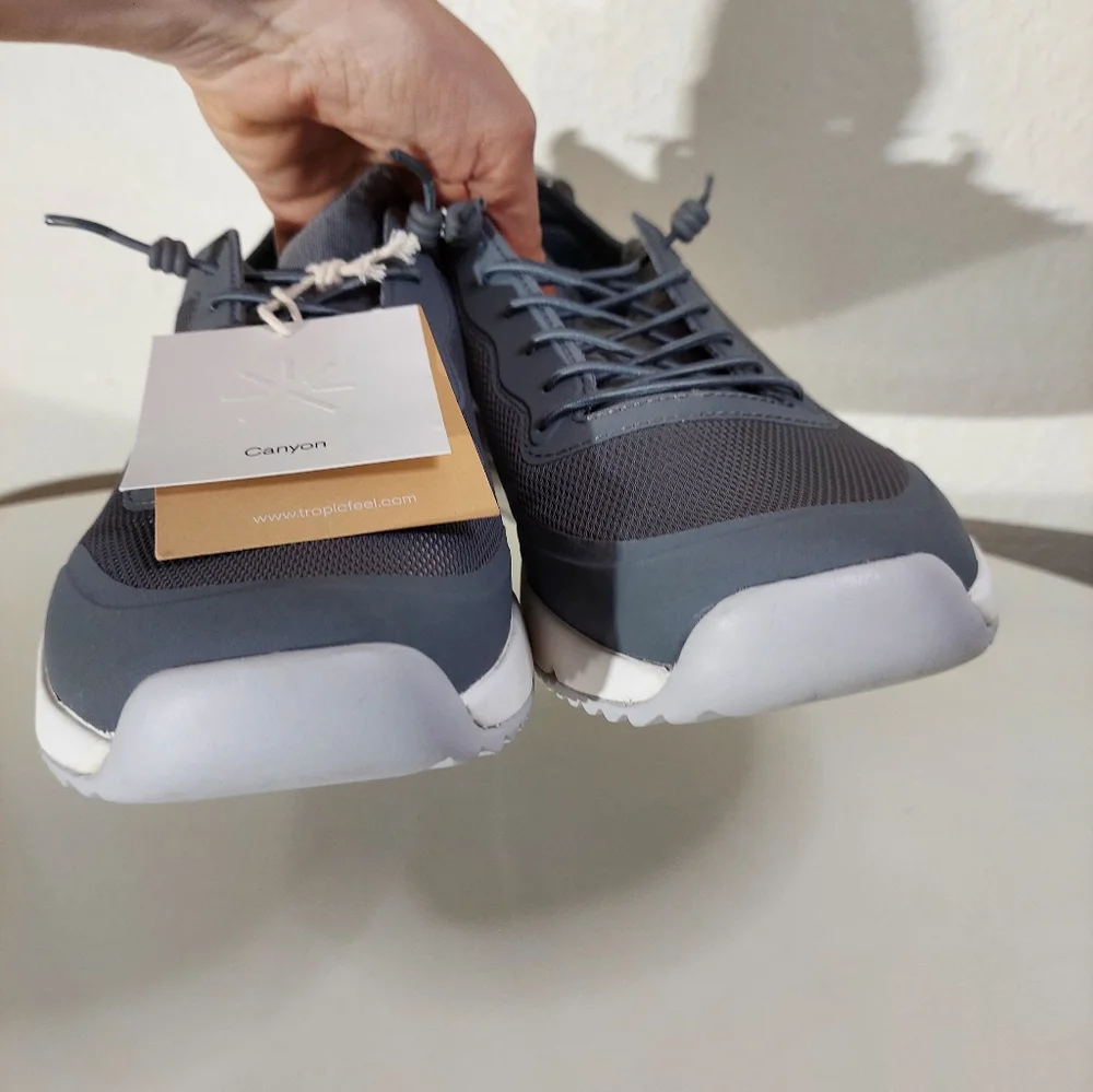 Tropicfeel Canyon All Terrain Asphalt Gray Water Travel Sneakers MN Size 10 NWT - Picture 11 of 16